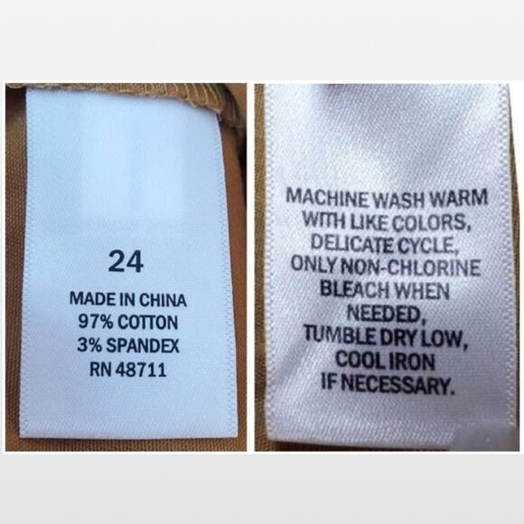 New Earth Tone Mid-rise Tapered Leg Ankle Plus Pants - Picture 14 of 16